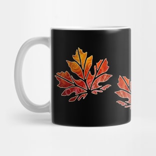 Red Maple Leaf Trio Mug